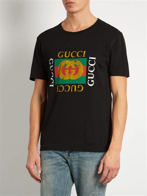 gucci print t shirt mens|authentic Gucci men tee shirts.